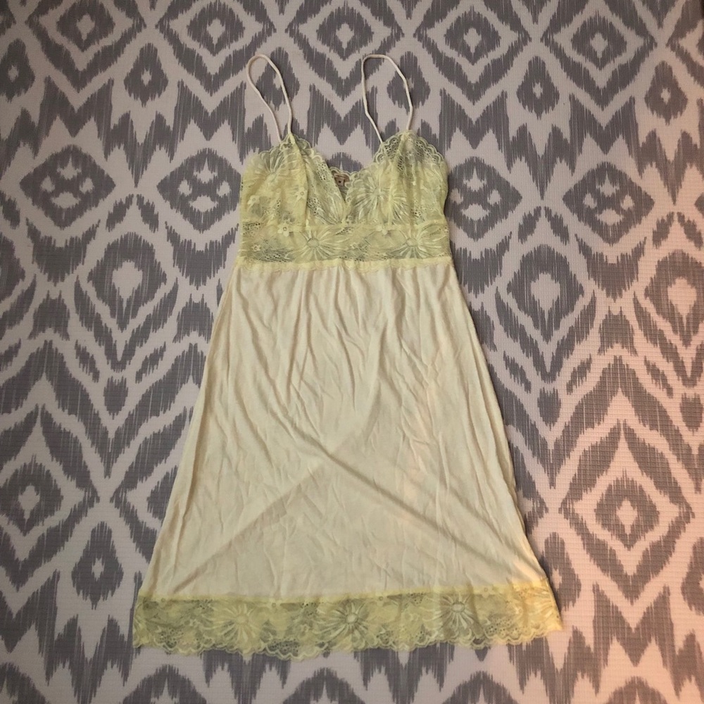 Ella moss lace slip